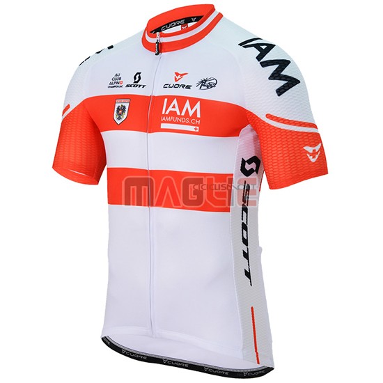 Maglia IAM manica corta 2017 bianco e rosso